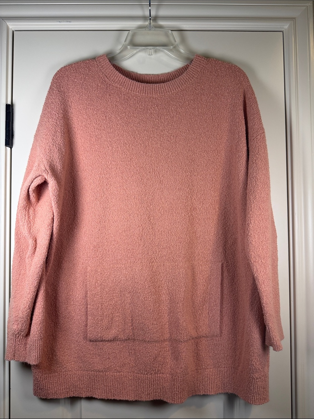 Women's Blush Pink Crewneck Pullover Sweater -Size M